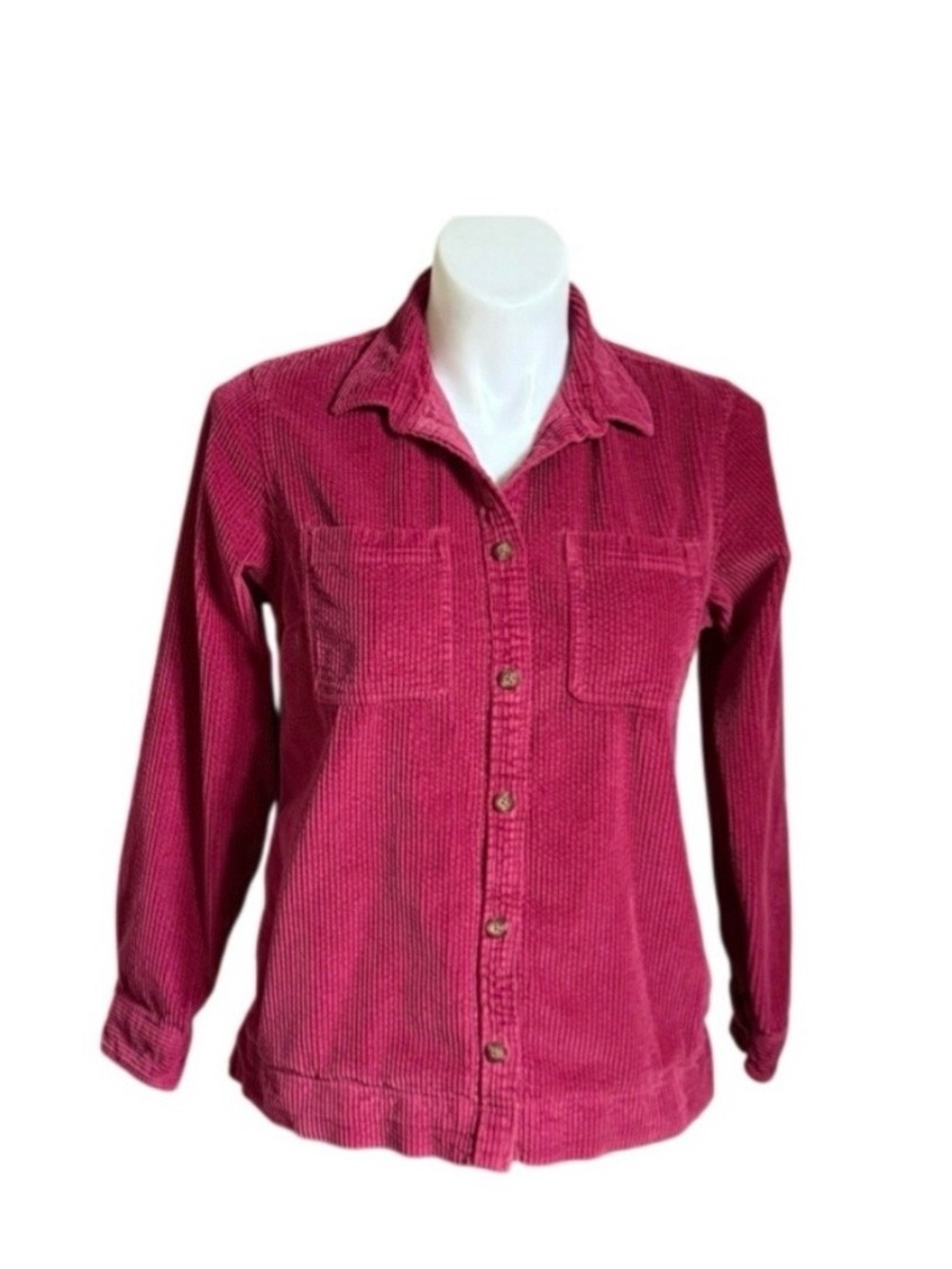 L.L.Bean Cotton Corduroy Shirt Jacket Size Medium